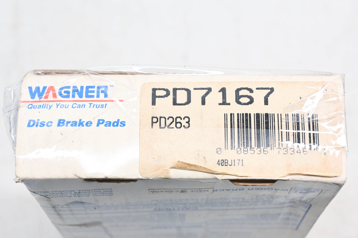 Wagner PD7167, PD263 Disc Brake Pad Kit NOS