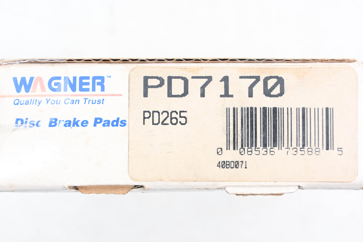 Wagner PD7170, PD265 Disc Brake Pad Kit NOS