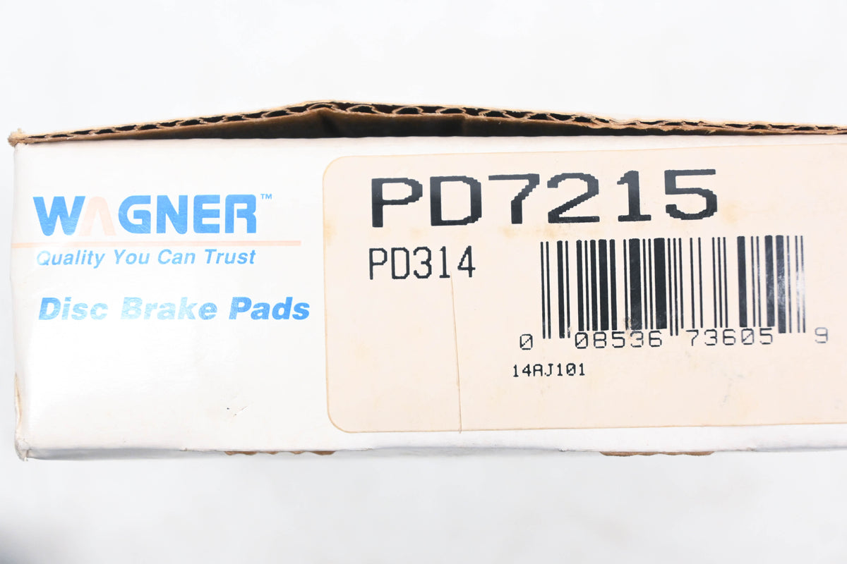 Wagner PD7215, PD314 Disc Brake Pad Kit NOS