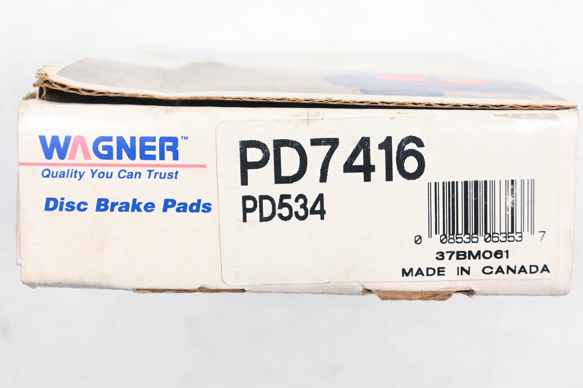 Wagner PD7416, PD534, SGD534C Disc Brake Pad Kit NOS