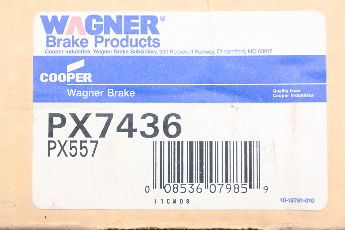 Wagner PX7436, PX557 Disc Brake Pad Kit NOS