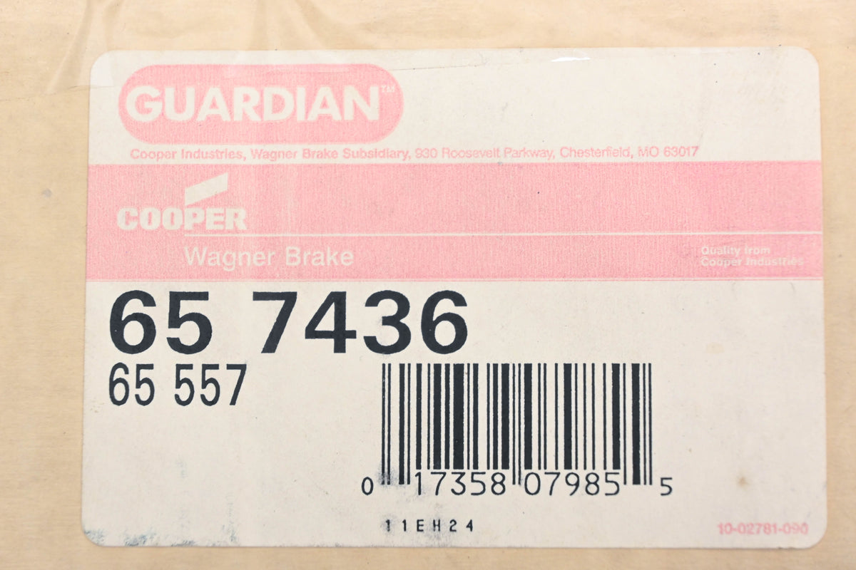 Wagner 65-7436, 65-557, SGD557M Guardian Disc Brake Pad Kit NOS