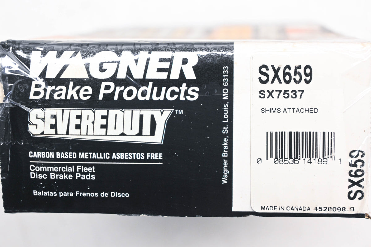 Wagner SX659, SX7537, SGD659M Severe Duty Disc Brake Pad Kit NOS