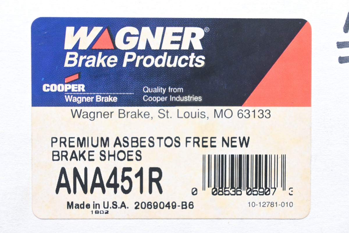 Wagner ANA451R Disc Brake Pad Kit NOS