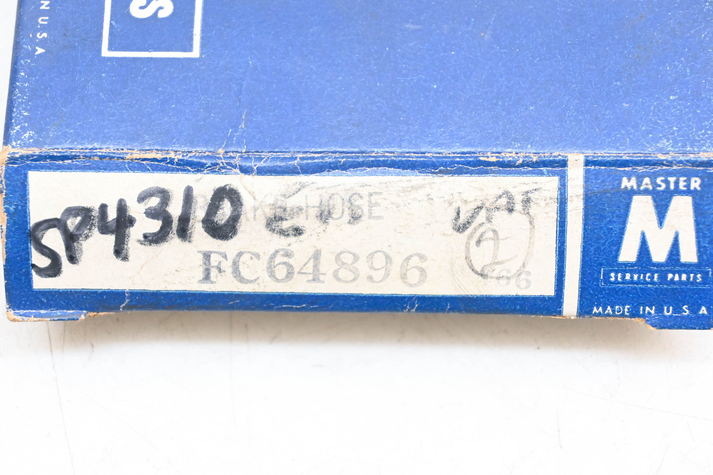 Master FC64896, SP4310, F64896 Brake Hose NOS