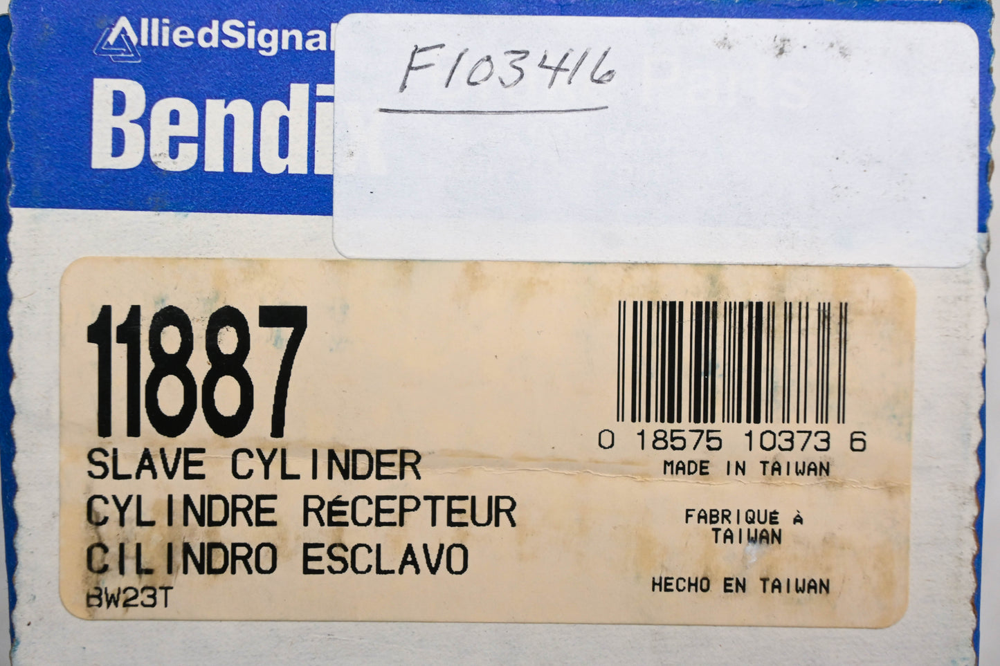 Bendix 11887, F103416 Slave Cylinder Kit NOS
