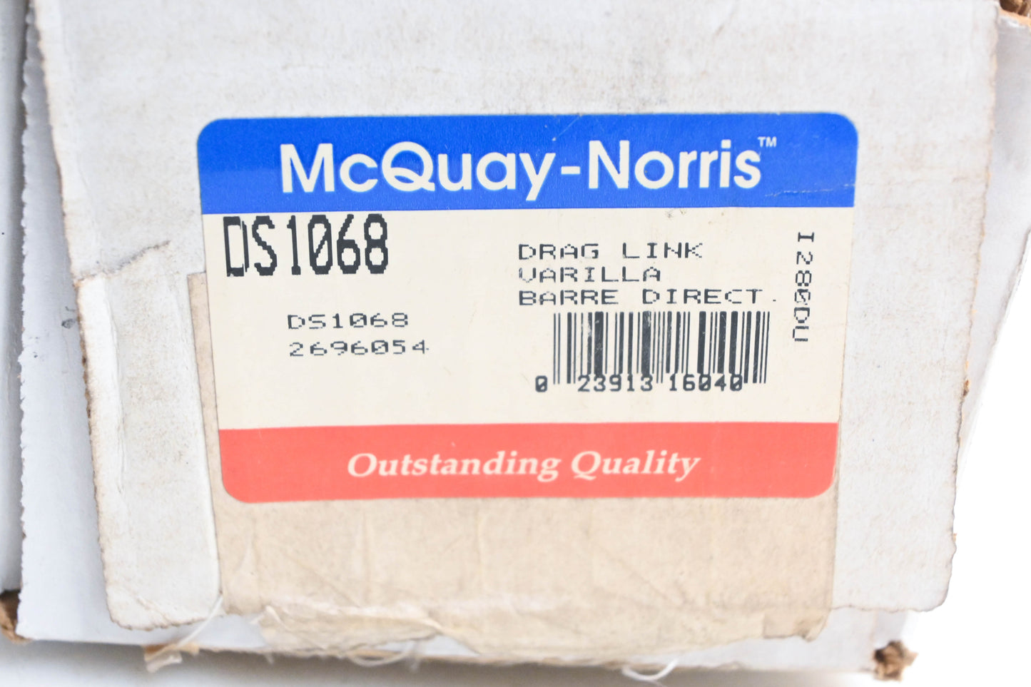 McQuay-Norris DS1068, 2696054 Drag Link Tie Rod End Kit NOS