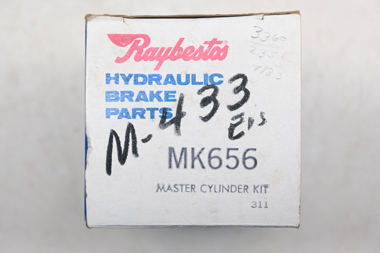 Raybestos MK656, M433 Master Cylinder Repair Kit NOS