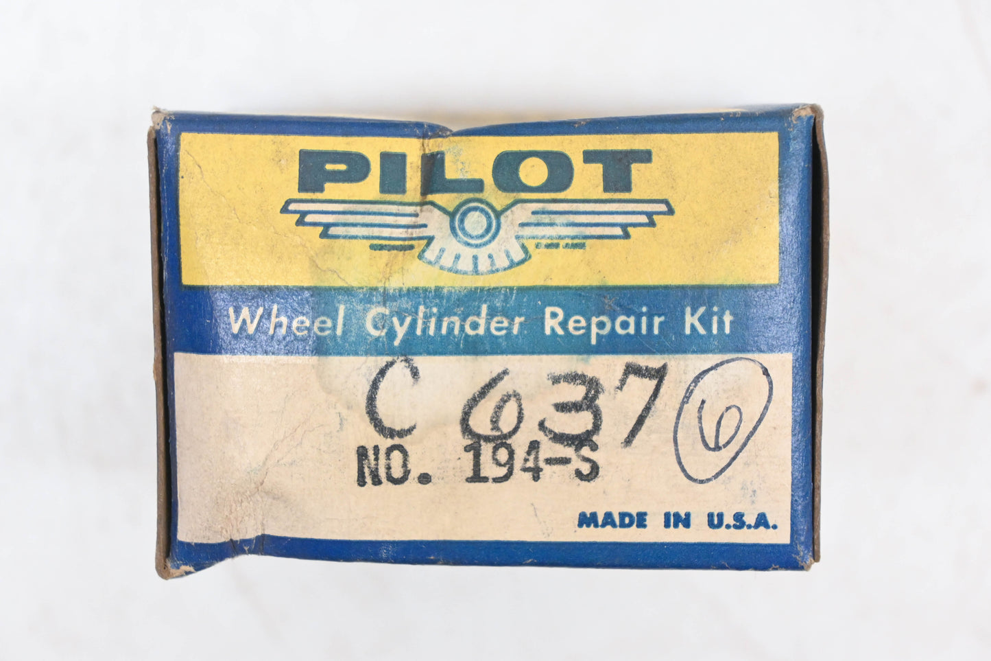 Pilot 194-S, C637 Wheel Cylinder Repair Kit NOS