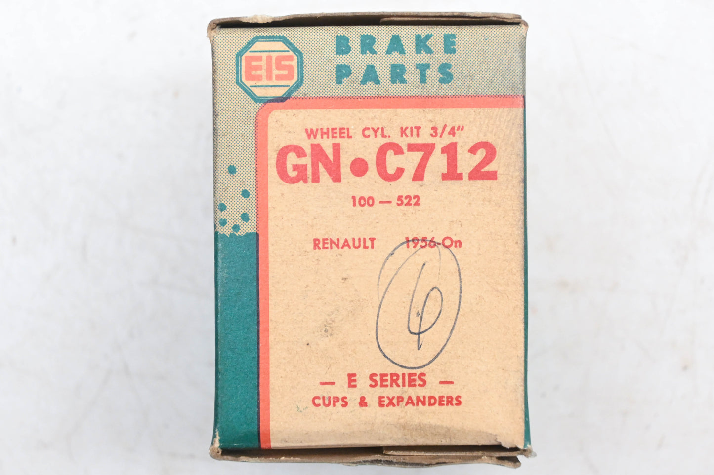 EIS C712, GN, 100-522 Wheel Cylinder 1-1/16" Repair Kit NOS