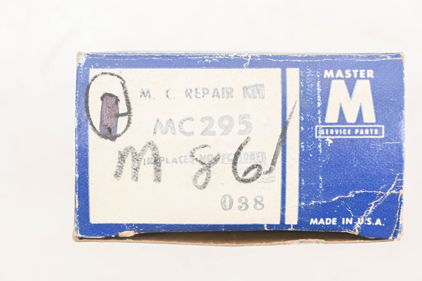 Master MC295, M86, FX31081 Master Cylinder Repair Kit NOS