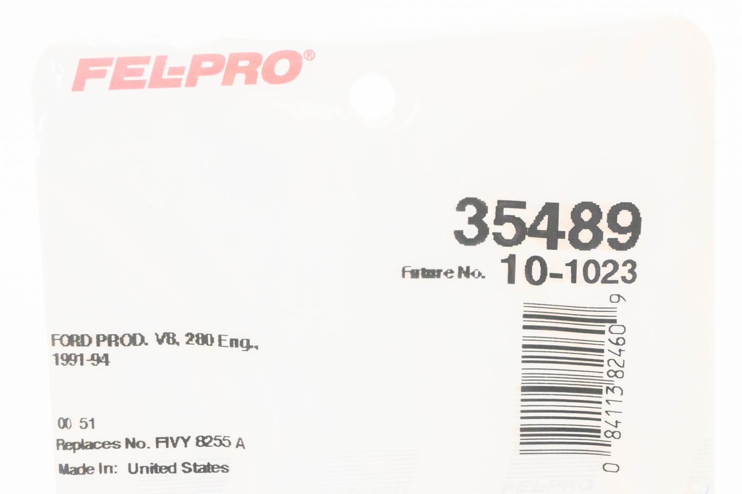 Fel-Pro 35489, 10-1023, F1VY-8255-A Thermostat Gasket NOS