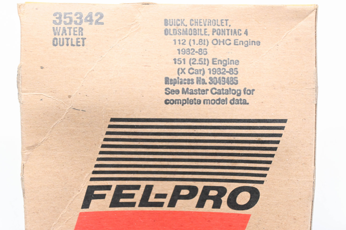 Fel-Pro 35342, 3049485, 82382 Water Outlet Gasket NOS