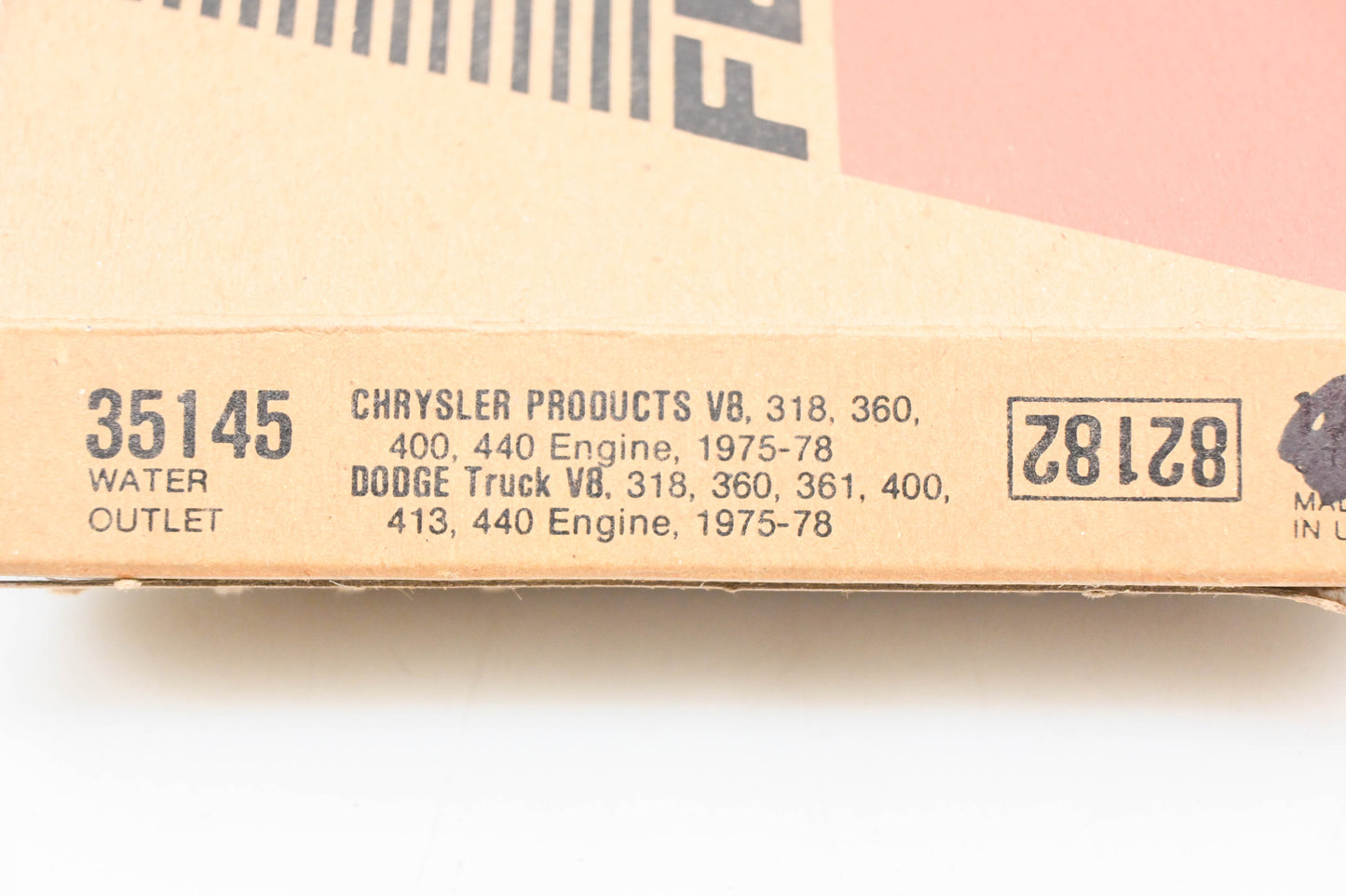 Fel-Pro 35145 Water Outlet Gaskets Qty 3 NOS