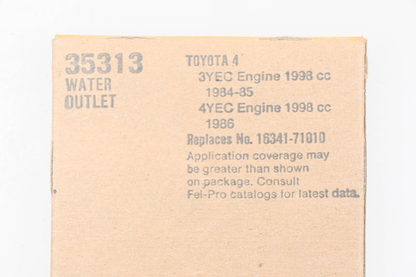 Fel-Pro 35313, 16341-71010 Water Outlet Gasket NOS