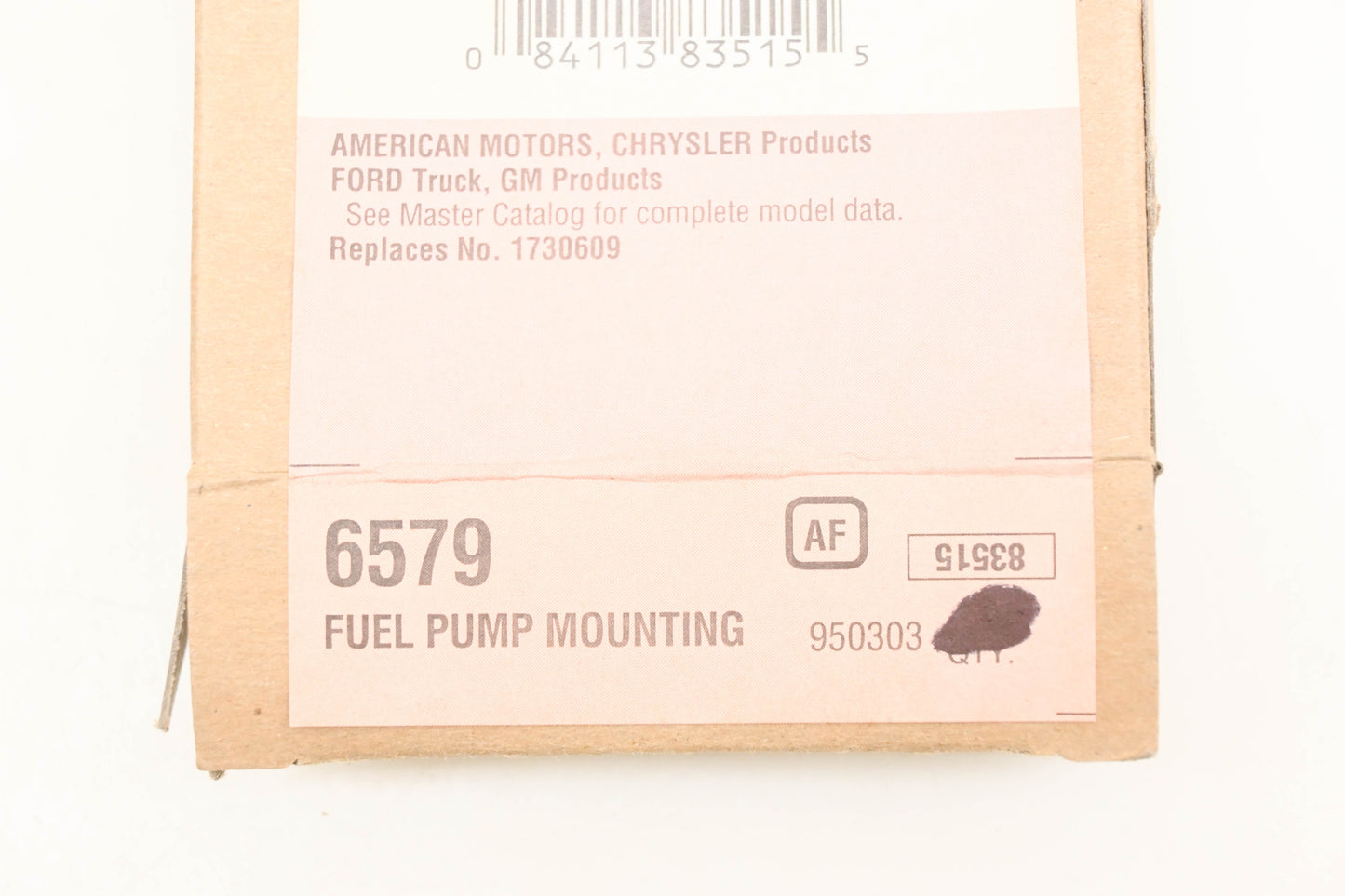 Fel-Pro 6579, 1730609 Fuel Pump Gaskets Qty 2 NOS