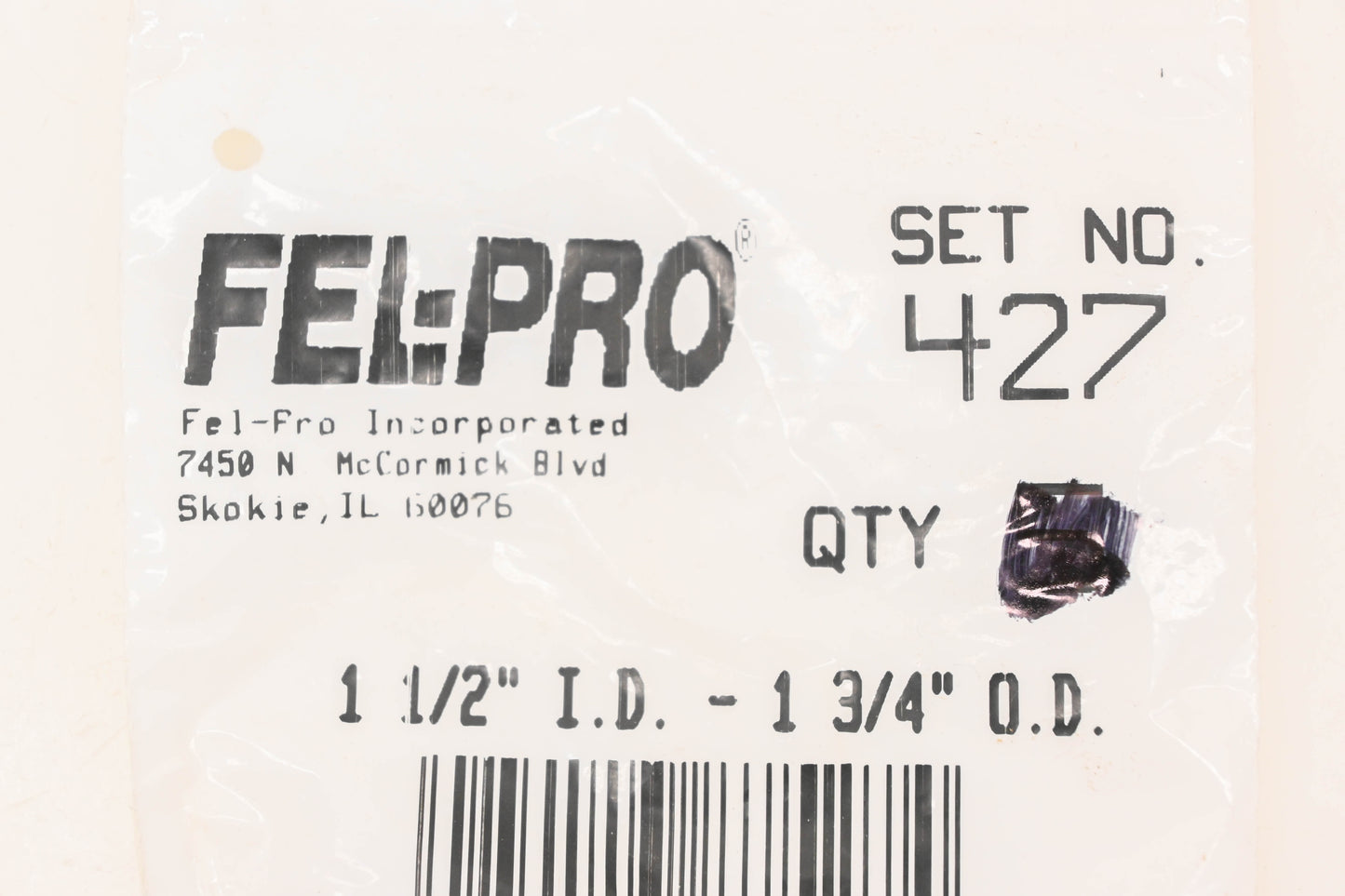 Fel-Pro 427 O-Ring NOS