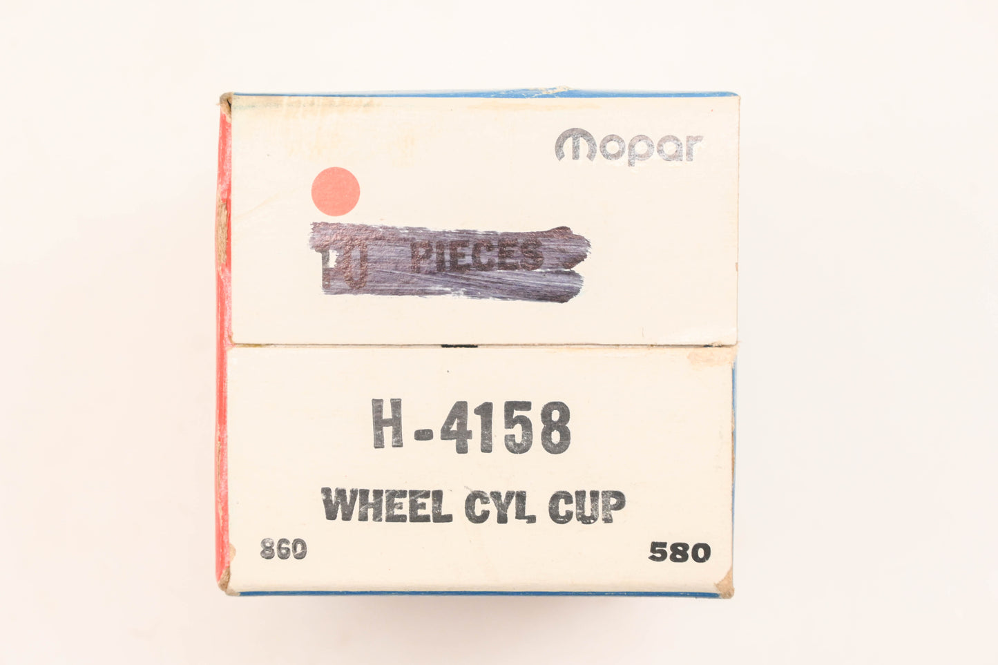 Mopar H4158, H-4158 Brake Cylinder 3/4" Cups Qty 2 NOS