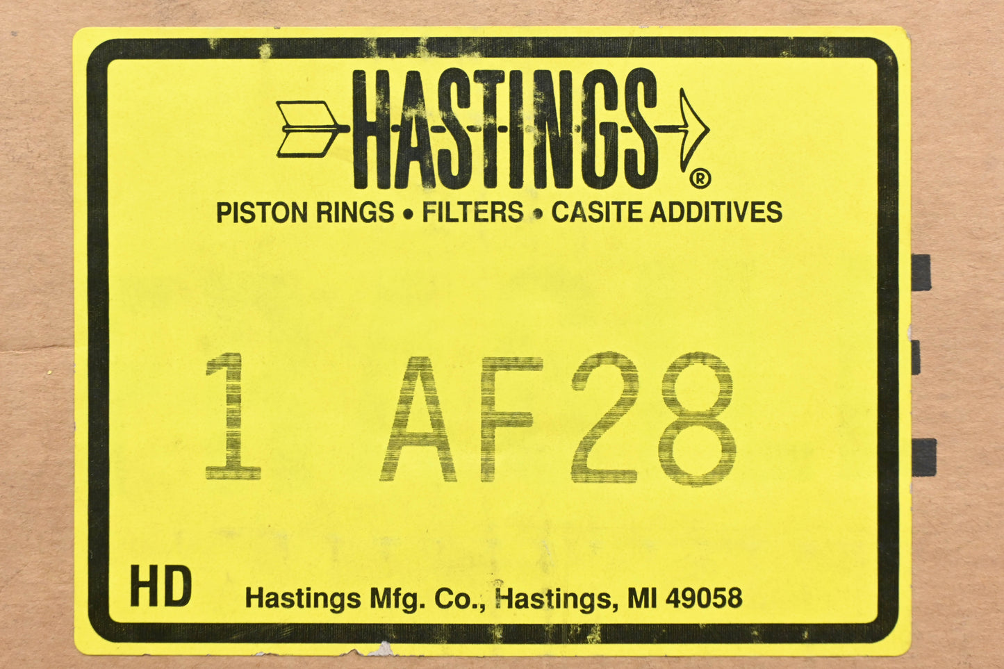 Hastings AF28, AF-28 Air Filter NOS