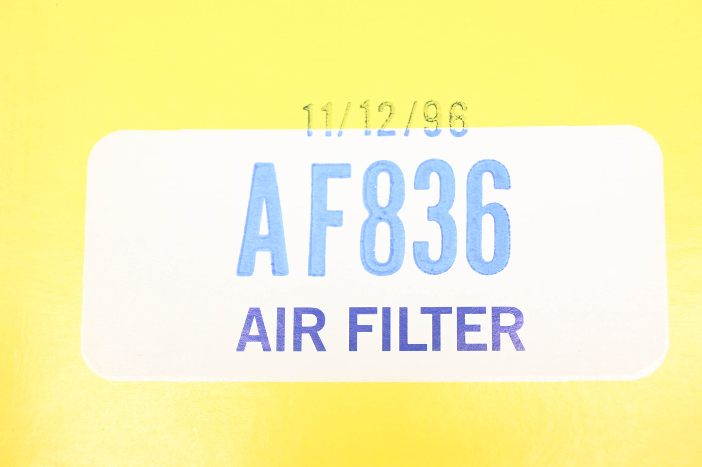 Hastings AF836, AF-836 Air Filter NOS