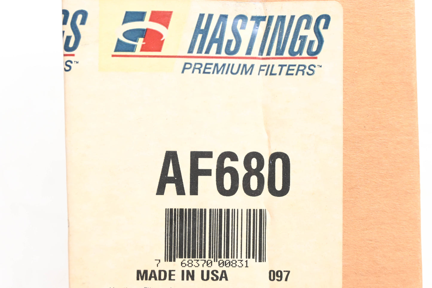 Hastings AF680, AF-680 Air Filter NOS