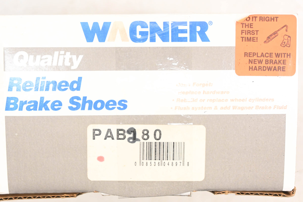 Wagner PAB280 Relined Brake Shoe Kit NOS