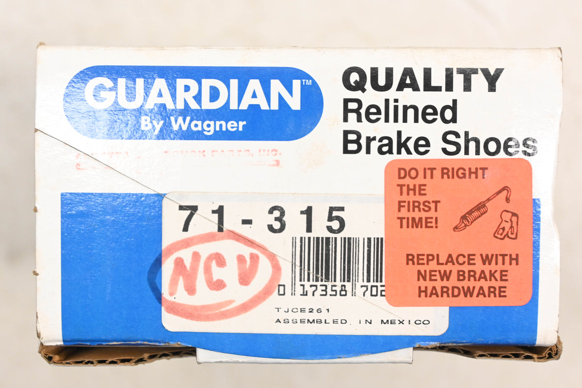 Wagner 71-315 Relined Brake Shoe Kit NOS