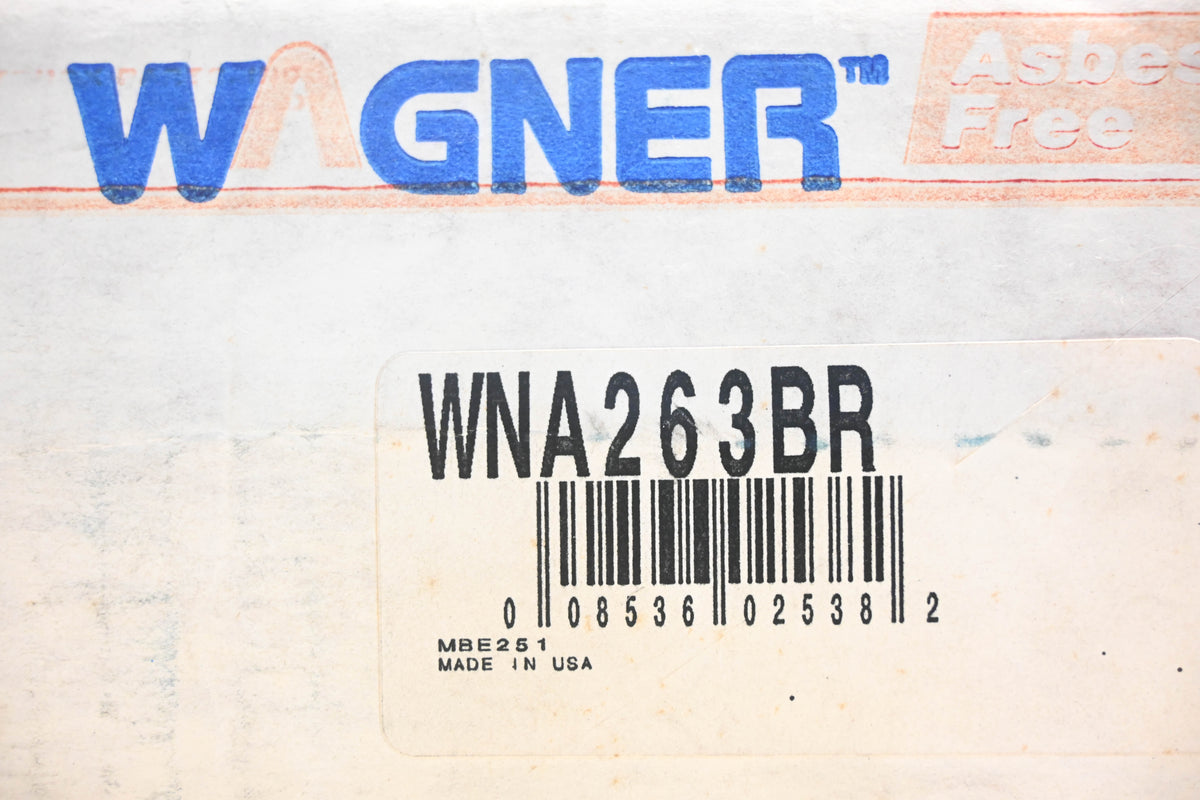 Wagner WNA263BR Relined Brake Shoe Kit NOS