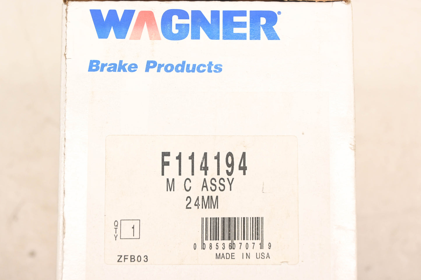 Wagner F114194, MC39586 Brake Master Cylinder Assembly NOS