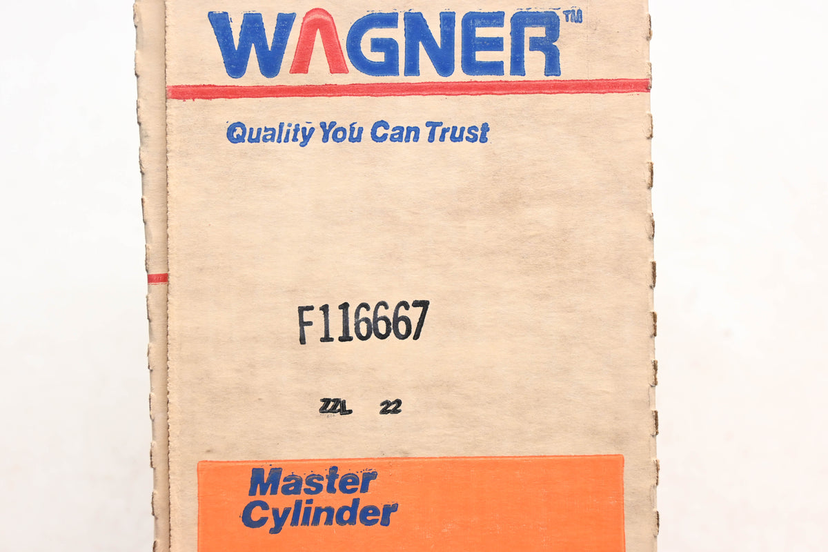 Wagner F116667, PFF122100, M39844 Brake Master Cylinder Assembly NOS