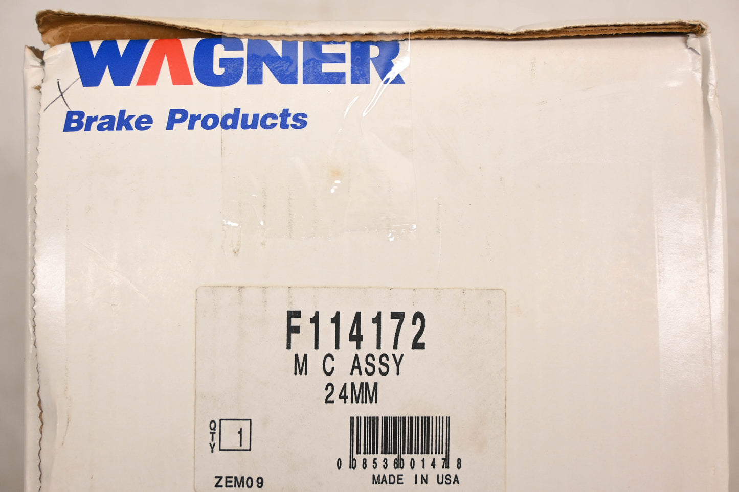 Wagner F114172, FF123883 Brake Master Cylinder Assembly NOS