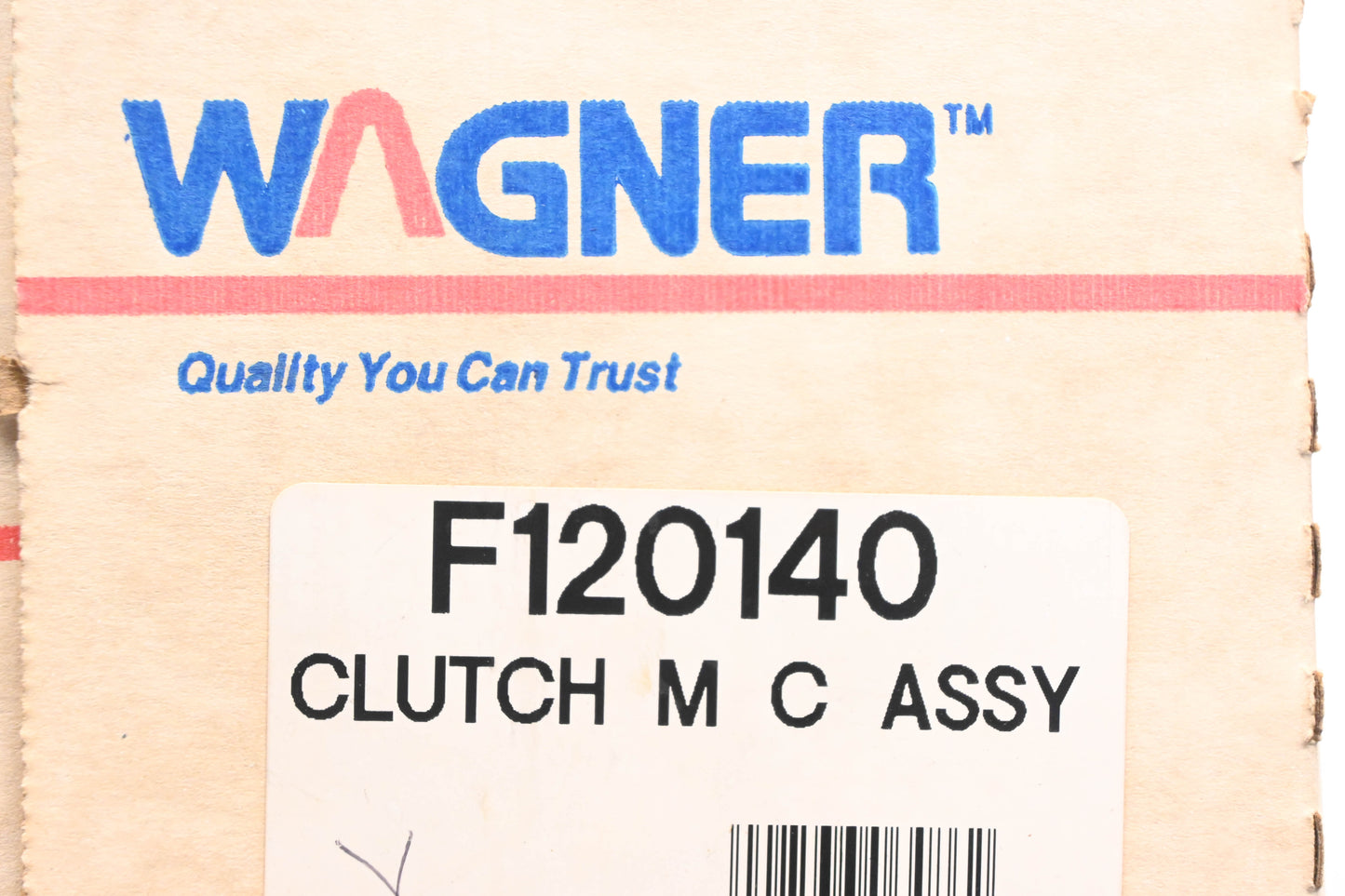Wagner F120140, CM39837 Clutch Master Cylinder Assembly NOS