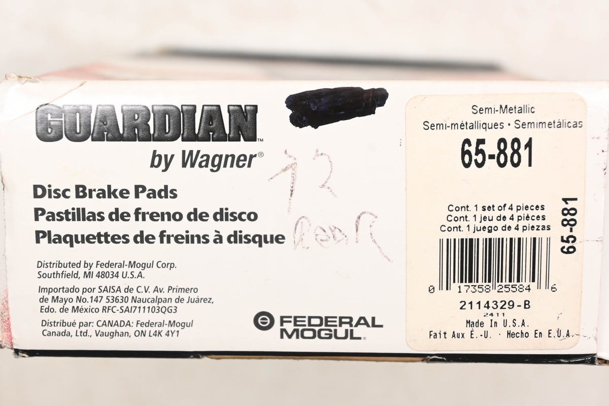 Wagner 65-881, SGD881C Disc Brake Pad Kit NOS
