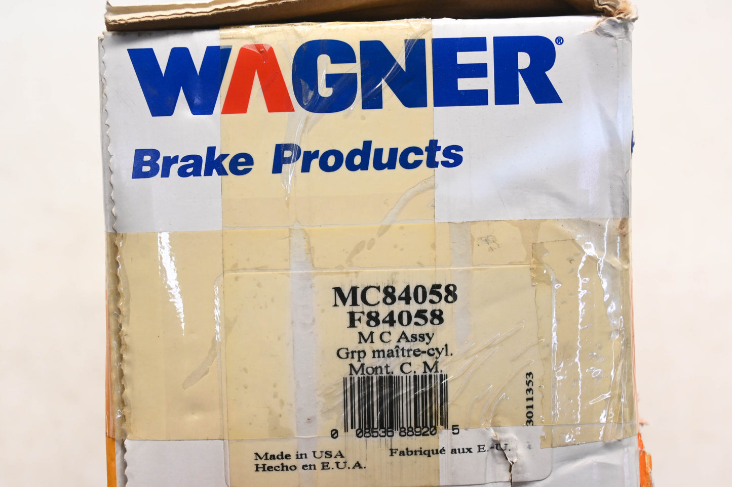 Wagner F84058, MC84058, 29979-C Brake Master Cylinder Assembly NOS