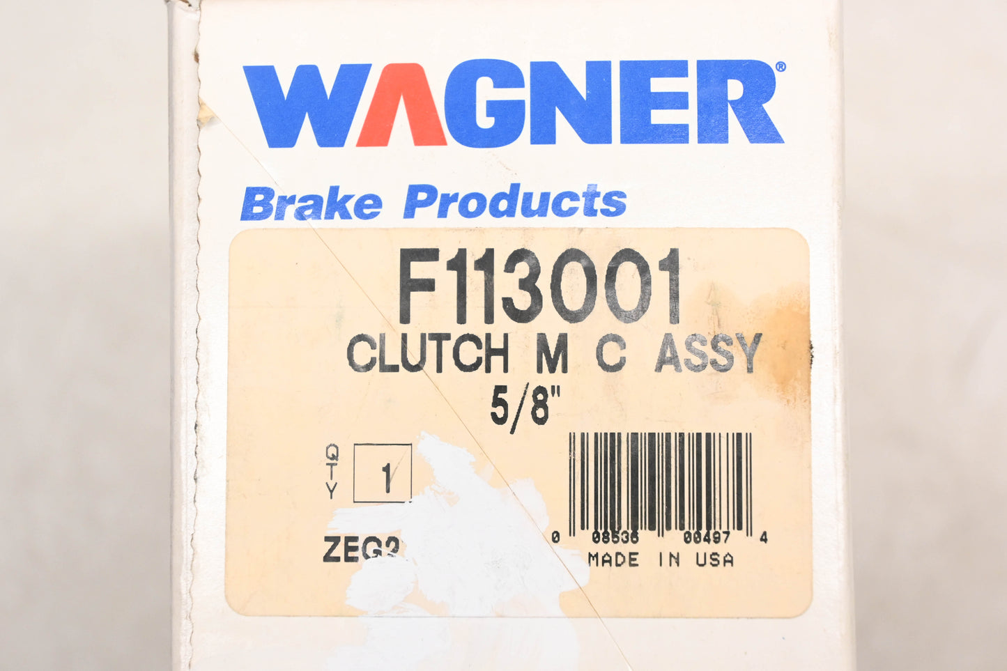 Wagner F113001, FE122195 Brake Master Cylinder Assembly NOS