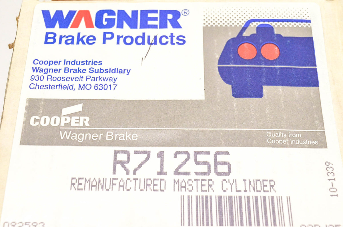 Wagner R71256 Remanufactured Bendix Brake Master Cylinder NOS