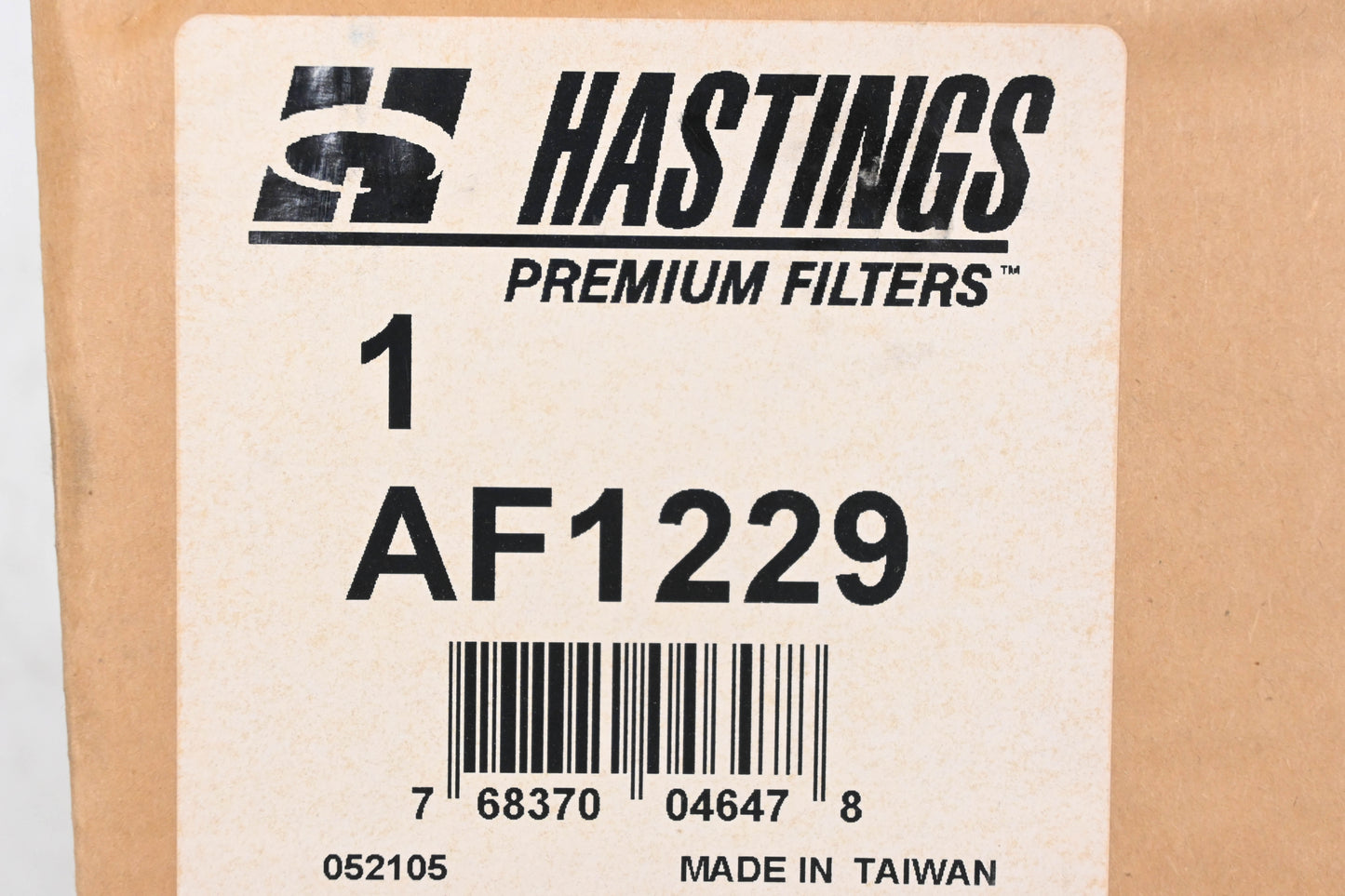 Hastings AF1229, AF-1229 Air Filter NOS