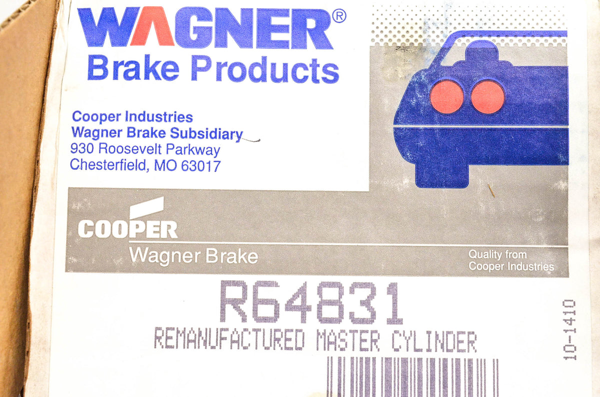 Wagner R64831 Remanufactured Brake Master Cylinder NOS