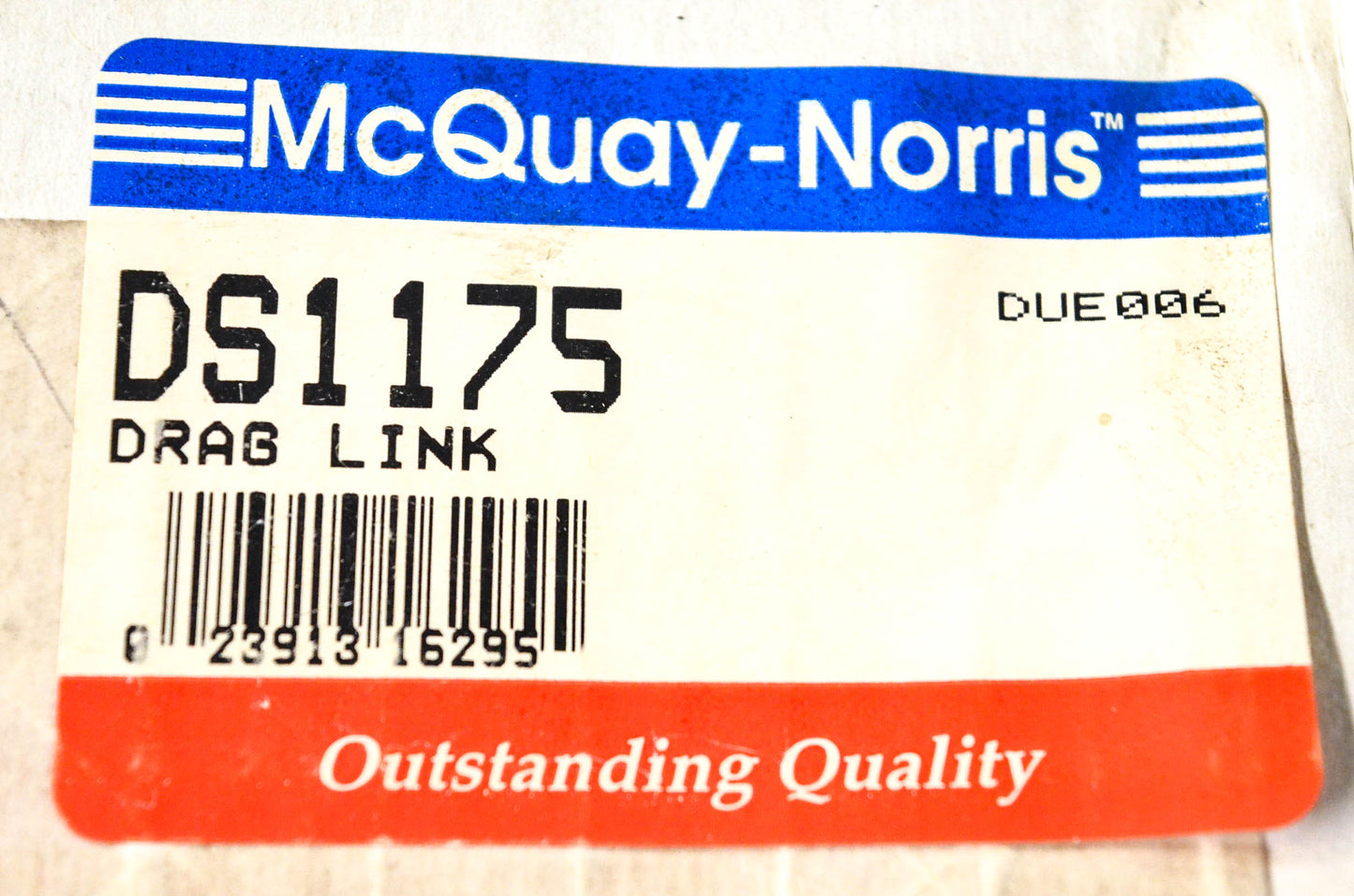 McQuay-Norris DS1175 Tie Rod NOS