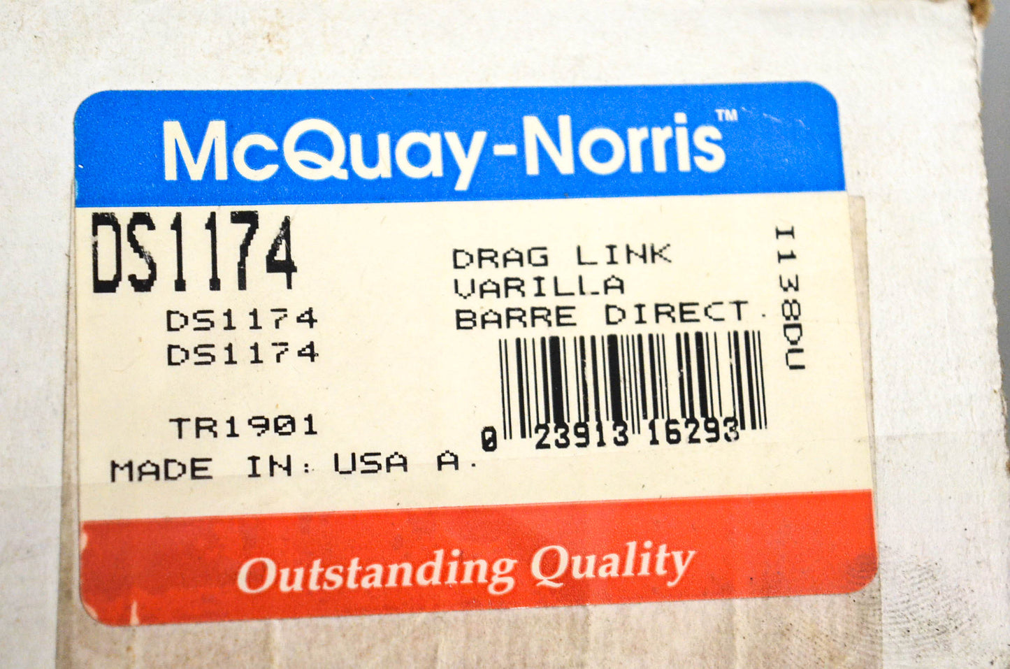 McQuay-Norris DS1174 Drag Link NOS