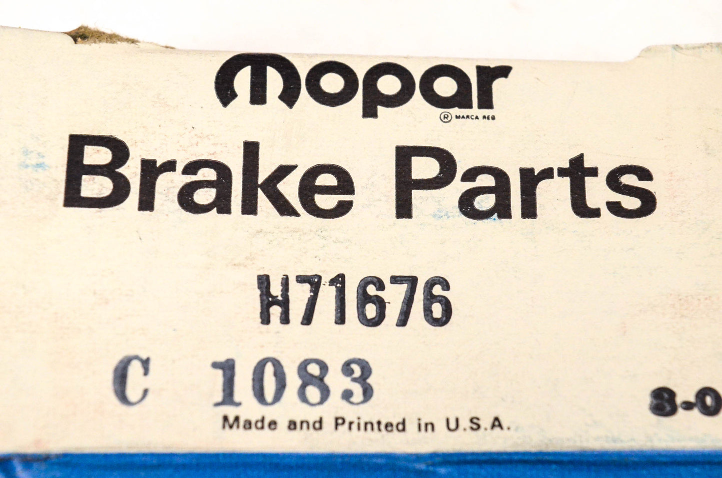Mopar H-71676, H71676, C1083 Brake Caliper Repair Kit NOS