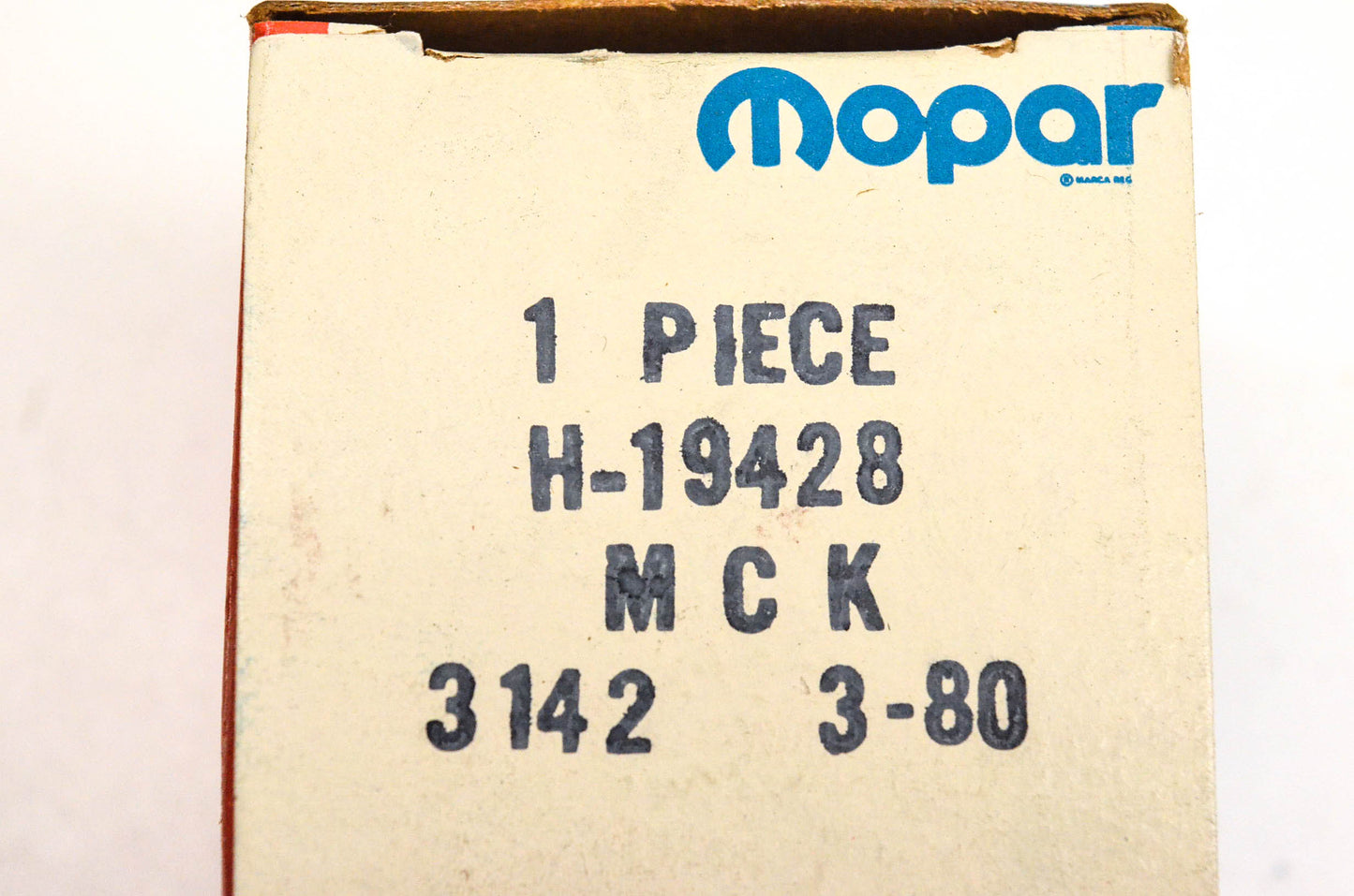 Mopar H-19428, H19428 Master Cylinder Repair Kit NOS
