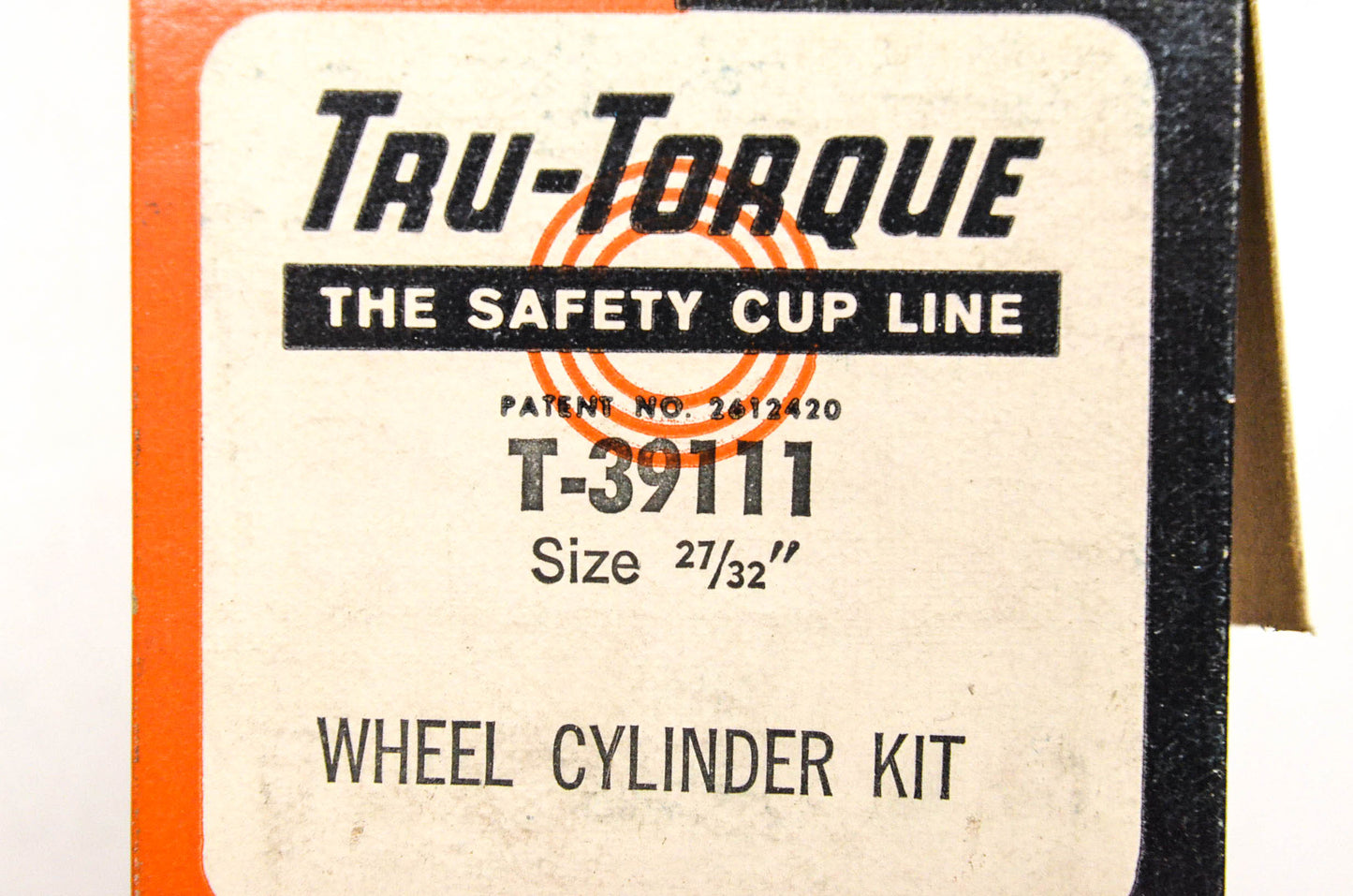 Tru-Torque T-39111 Wheel Cylinder Repair Kit NOS