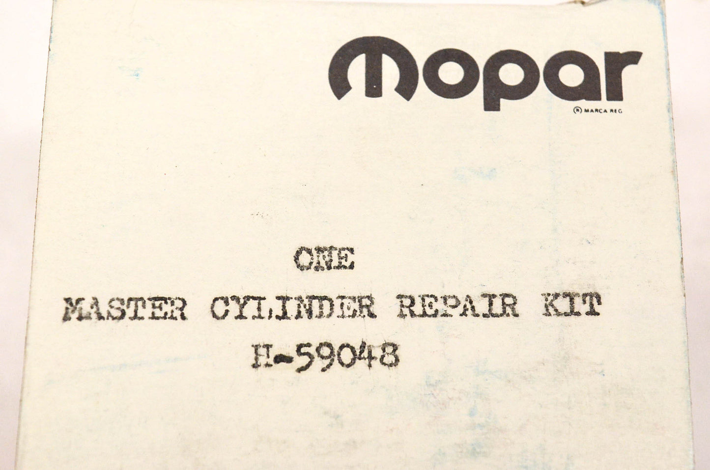 Mopar H-59048, H59048 Master Cylinder Repair Kit NOS