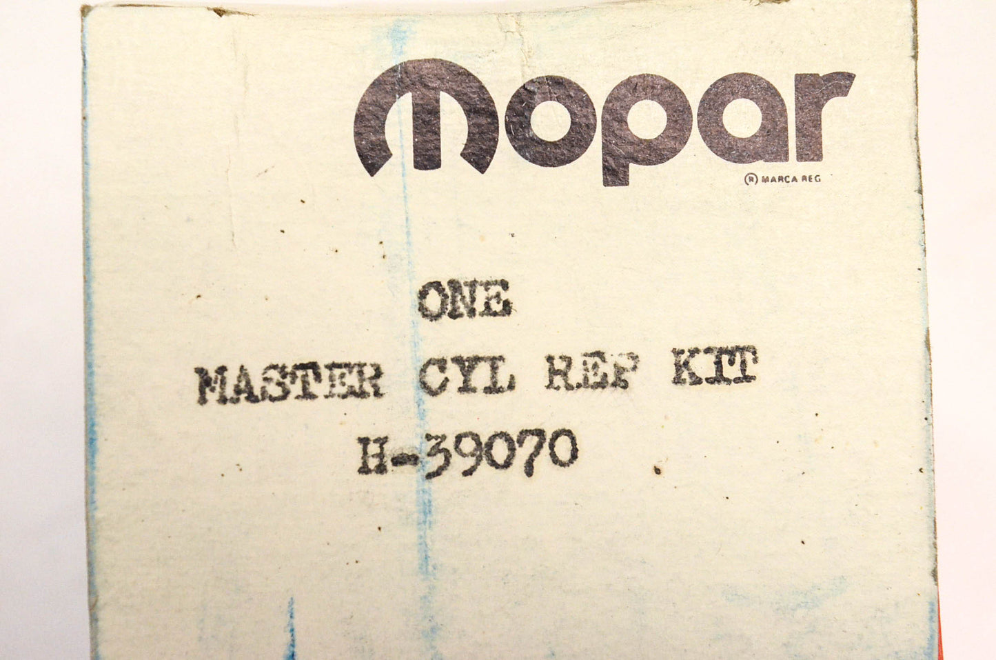 Mopar H-39070, H39070 Master Cylinder Repair Kit NOS