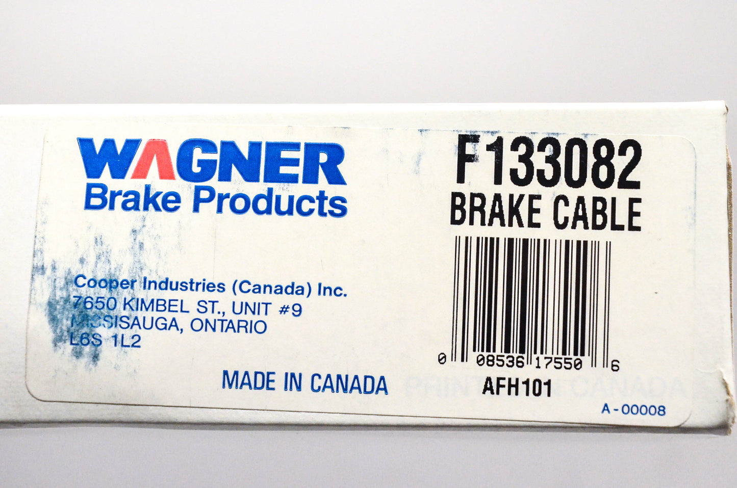 Wagner F133082 Brake Cable NOS