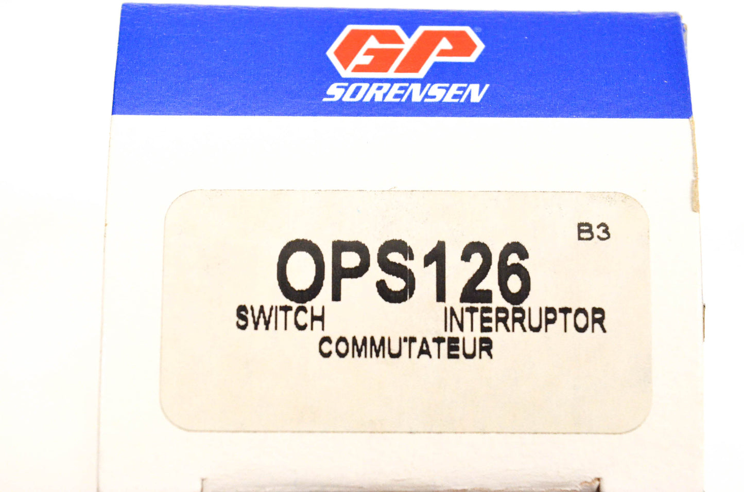 GP Sorensen OPS126 Engine Oil Pressure Switch NOS