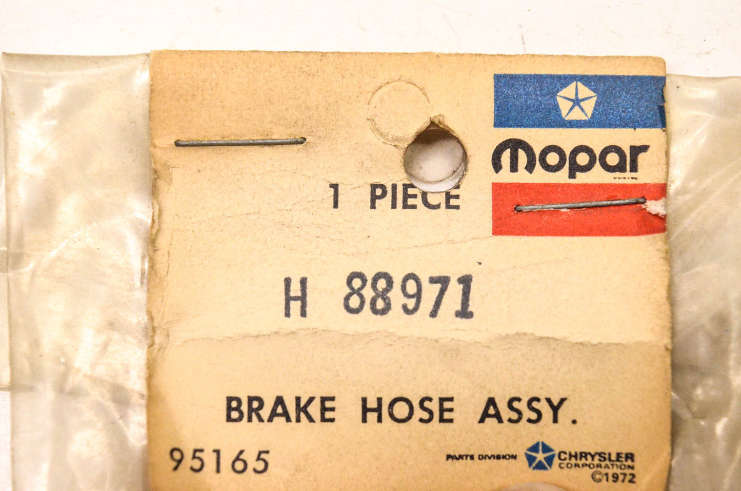 Mopar H-88971 Brake Hydraulic Hose Front Left NOS