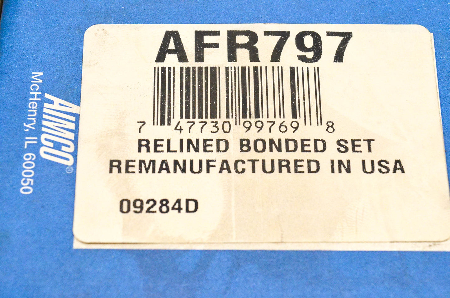 Aimco AFR797 Remanufactured Brake Shoe Kit NOS