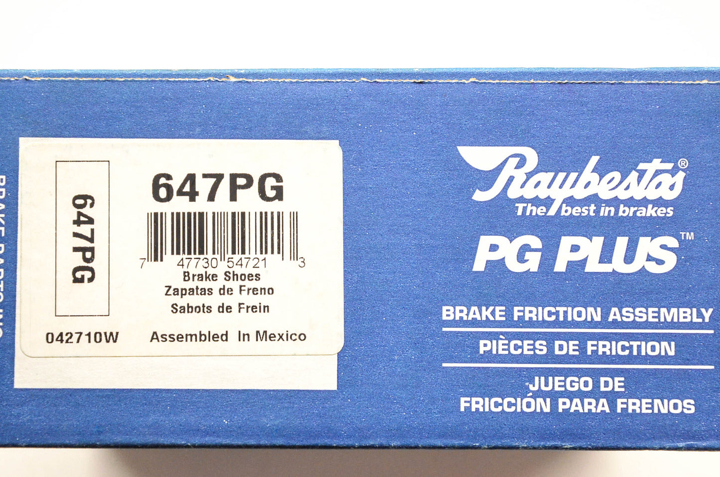 Raybestos 647PG Brake Shoe Kit NOS